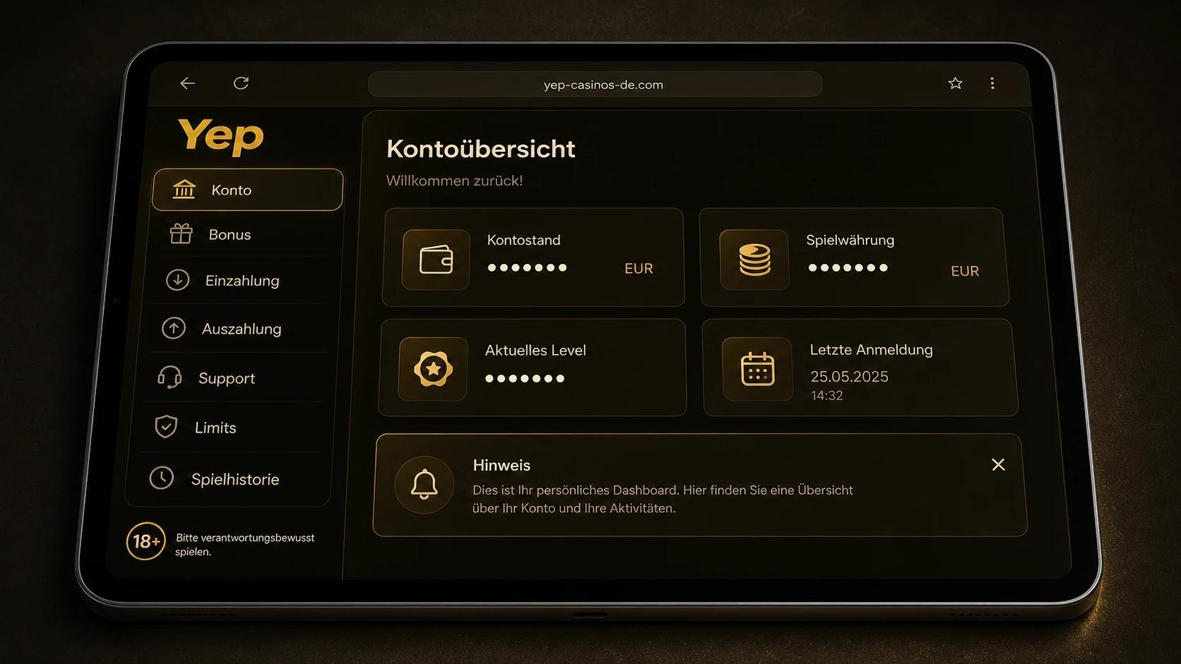 Funktionen der mobilen Version