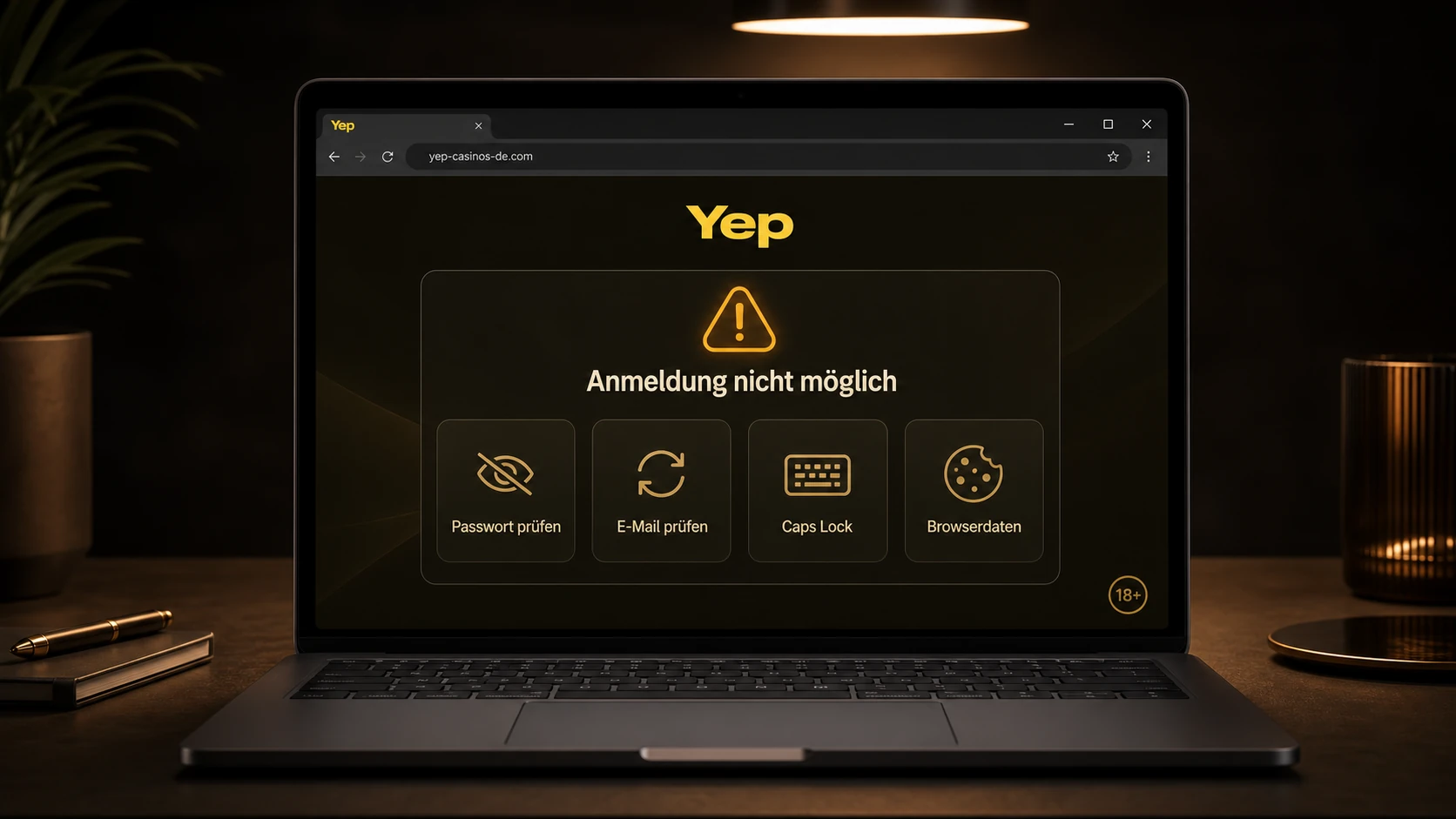 Typische Probleme beim Login